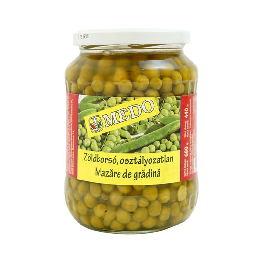 Zöldborsó 680/440g