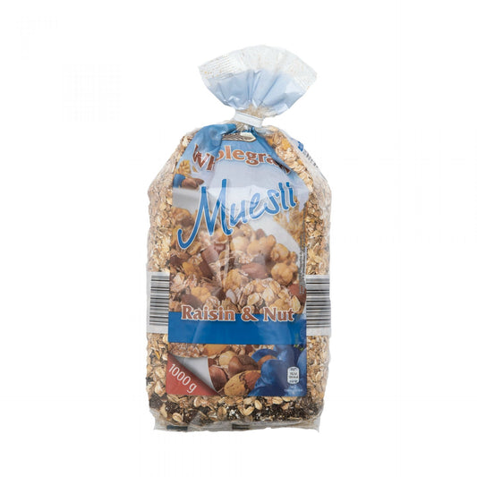Gyümölcsös, mazsolás és mogyorós müzli 1kg